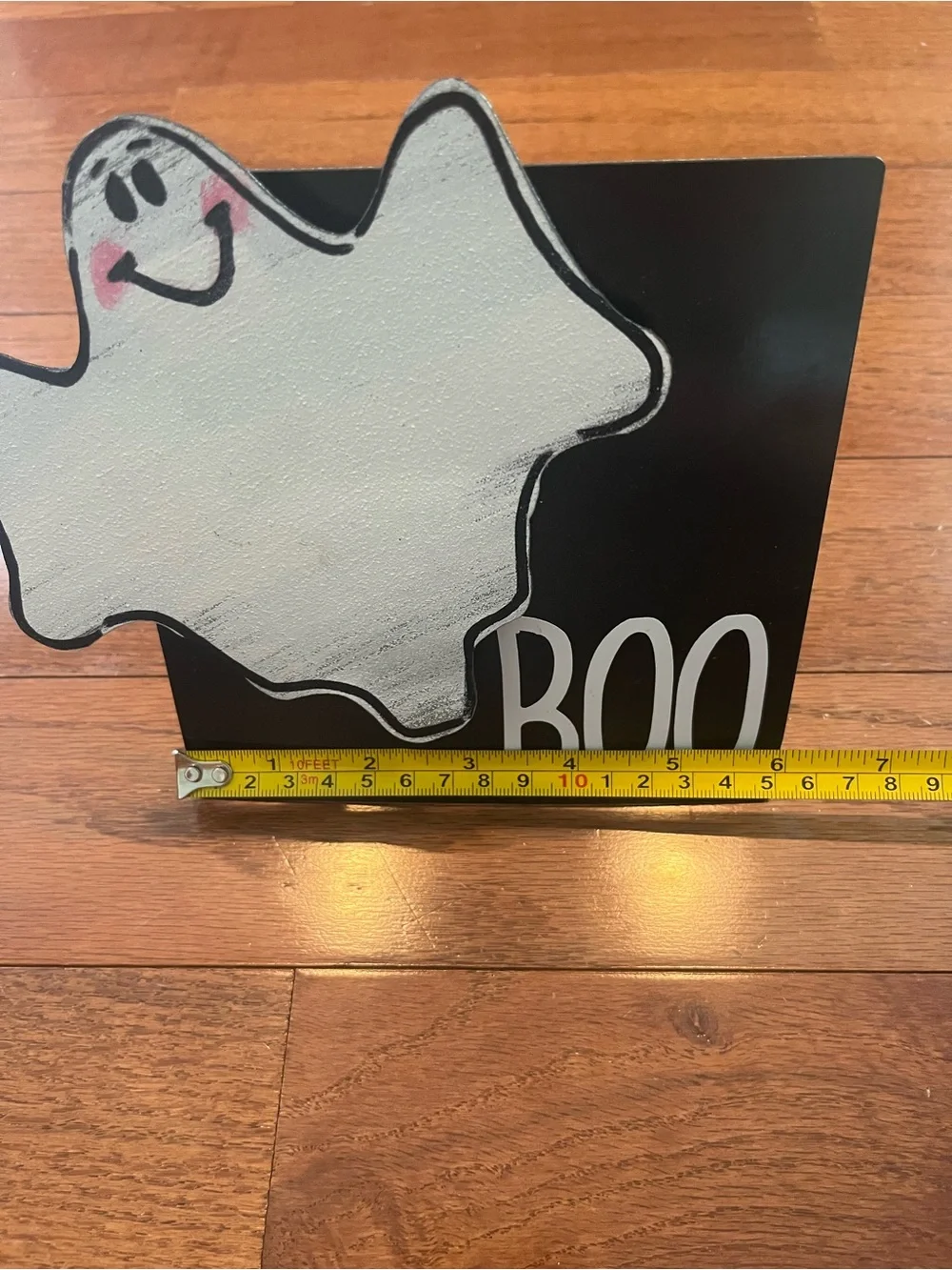 BOO Ghost Halloween Decor - White & Black